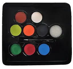 Аквагрим набір 8 кольорів Face Paint For Kids – дитячий боді-арт для творчості та святкових образів - мініатюра 2