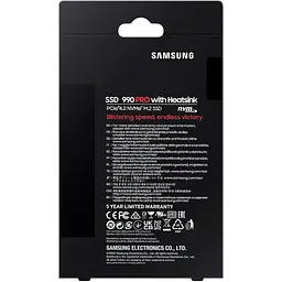 Накопичувач SSD Samsung m.2 NVMe 4TB 990 PRO (MZ-V9P4T0CW) - мініатюра 6