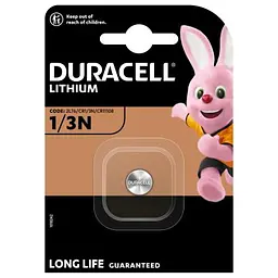 Батарейка Duracell 1/3N 3V спеціальна літієва 2L76 / CR1 / 3N / CR11108 1 шт. в упаковці (5007803) - мініатюра 3