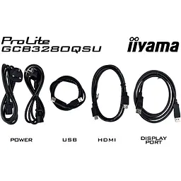 Монітор 31.5" Iiyama GCB3280QSU-B2 Curved QHD VA 180Hz (GCB3280QSU-B2) - мініатюра 12