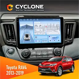 Штатна магнітола Toyota RAV4 2013-2019 Cyclone C10-012 4x64, DSP, 4G Cyclone (НФ-00007770)