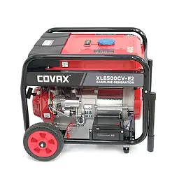 Генератор бензиновий COVAX XL8500CV-E2, 6.0kW, однофазний 220V, 50Hz, DC12V, 15HP, Electric Starter, tank 25L, 690x535x555mm - мініатюра 4
