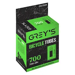 Камера для велосипеда Grey's 28'х1,1 (700x28c) AV 35 мм (GR57028)