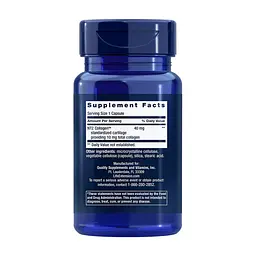 Колаген Life Extension NT2 Collagen, 60 капсул для підтримки суглобів - мініатюра 2