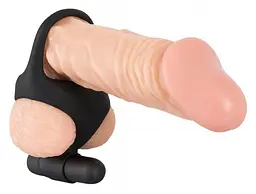 Ерекційне кільце Black Velvets Cock & Ball Ring із вібрацією, створене для двох You2Toys 42-05859550000 87308 - мініатюра 2
