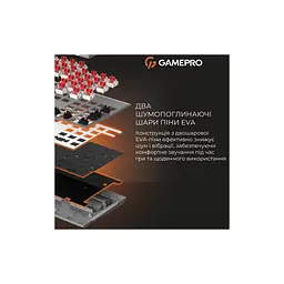 Клавіатура GamePro Genesis Metallic MK144G Outemu Red Switch USB UA Gray (MK144G) - мініатюра 10