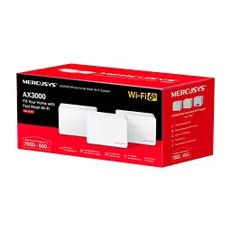 Точка доступу Wi-Fi Mercusys HALO-H80X-3-PACK - мініатюра 3
