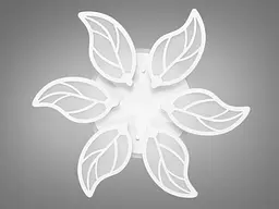 Стельовий світильник LED Diasha 8028/6WH, 105W, 3200K-6000K, акрил, сучасний стиль з диммером - мініатюра 9