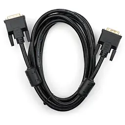 Кабель мультимедійний DVI M to DVI M 3.0m 24+1pin Vinga (VCPDCDVIMM3BK) - мініатюра 2