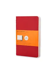 Записник Moleskine Cahier кишеньковий, Лінійка Бордо (CH111)