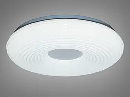 Люстра стельова LED Diasha Y2-17/400WHITE 52W, діаметр 40 см, білий, сучасний стиль для коридору, вітальні, спальні - мініатюра 3