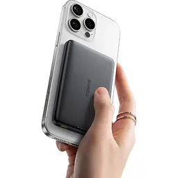 Зовнішній акумулятор Baseus PicoGo Ultra Slim Qi2 10000mAh 27W Black (E0027201) [153916] - мініатюра 4