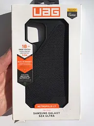 Чохол протиударний UAG Metropolis LT MagSafe для Samsung Galaxy S24 Ultra (S928) Black Kevlar 214420113940 - мініатюра 2