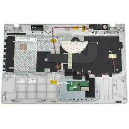 Клавіатура для ноутбука SAMSUNG (QX510 QX511 Keyboard+Touchpad+передня панель) rus чорний - мініатюра 2