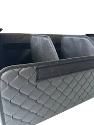 Автомобільний органайзер Poputchik XL з екошкіри у багажник 65х32х32 см чорний (03-139-1Д) - мініатюра 6