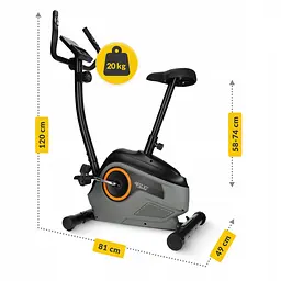 Велотренажер магнітний 4FIZJO Active+ TBIKE01 Black/Gold (P-5905973401593) - мініатюра 8