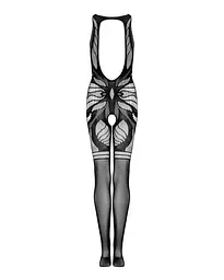 Сітчастий бодістокінг без рукавів Obsessive Bodystocking G331 S/M/L, black, з доступом - мініатюра 6