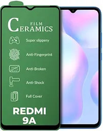Захисне скло Ceramic Xiaomi Redmi 9/9A/9C/10A/Poco C31 Black