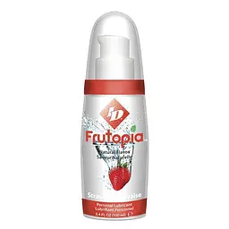Фруктовий оральний лубрикант ID Frutopia Pump 100 мл зі смаком полуниці, Полуниця