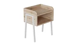 Тумба модульна Ferrum-decor Джузі 540x450x320 метал Білий ДСП Дуб Сан-Марино 16 мм (FRD-102976) - мініатюра 3