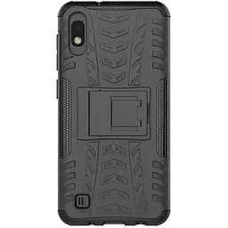 Чохол-накладка Toto Dazzle Kickstand 2 in 1 Case Samsung Galaxy M10 Black - мініатюра 5