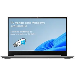Ноутбук Lenovo IdeaPad 3 17ALC6,17'' HD+, Ryzen 7 5700U, 12 GB, 512 GB - мініатюра 2