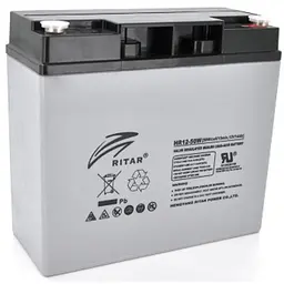 Акумуляторна батарея для ДБЖ Ritar AGM VRLA 12 V / 14 А*ч (HR1250W)