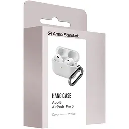 Чохол ArmorStandart Hang Case для Apple AirPods Pro 3 White (ARM88284) [149507] - мініатюра 3