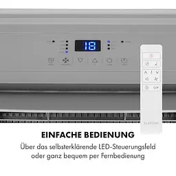 Кондиціонер мобільний Klarstein Grandbreeze Eco 12K 3-в-1 (10035809) - мініатюра 7