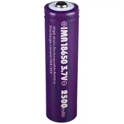 Акумуляторна батарея 18650 Efest 2500 mAh 3.7V Li-Mn Фіолетова — акумулятор (для вейпа) (ST)