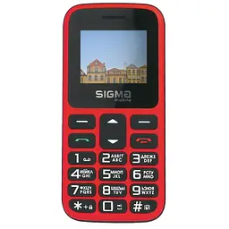 Телефон кнопковий Sigma Mobile Comfort 50 HIT червоний - мініатюра 3