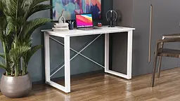 Письмовий стіл Ferrum-decor Драйв 750x1000x700 Білий метал ДСП Біле 16 мм (FRD-103164) - мініатюра 7