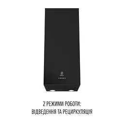 Витяжка пристінна PERFELLI PRIMO 36PEB NERO - мініатюра 9