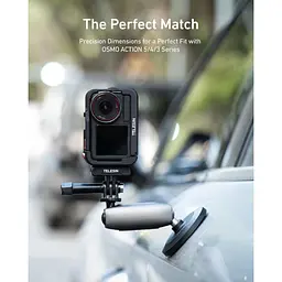 Рамка Telesin S6-FMS-13BK-TDJ-1 для DJI Action 5 Pro/4/3 Black - мініатюра 9