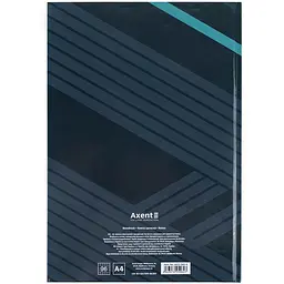 Книга записна A4 Axent Lines 96 аркушів клітка сіра (8422-580-A) - мініатюра 3