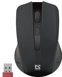 Мишка Defender Accura MM-935 бездротова, 4 кн. до 1600 dpi, чорна (52935)