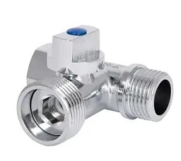 Кран кульовий приладовий Thermo Alliance Forte 1/2"Зх3/4"Зх1/2 В триходовий, PN40 SF186W152015 - мініатюра 3