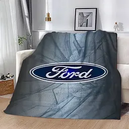 Плед плюшевий подарунковий 3D Ford 160х200 см
