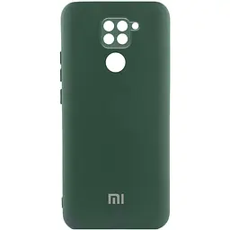 Чохол Lakshmi Silicone Cover Full Camera (AAA) with Logo для Xiaomi Redmi Note 9 / Redmi 10X Зелений / Cyprus Green