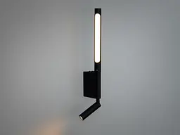 Бра настінне LED Diasha F3700BK, 5W, 6000K, чорний, сучасний стиль, IP20, 275 лм - мініатюра 1