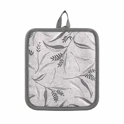 Прихватка Ardesto Grey leaves 18х20см, 100% поліестер, cірий (ART04GL) - мініатюра 2