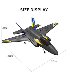 Глайдер на радіокеруванні Kfplan KF605 з гіроскопом (Чорний) - мініатюра 7