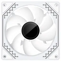 Вентилятор Coolmoon 120мм CM-W12-W Reverse (CM-W12-W-R) White - мініатюра 7