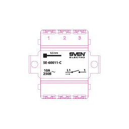 Вимикач Sven SE-60011-C cream (7100032) - мініатюра 3