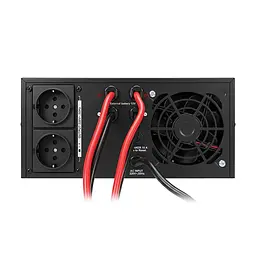 Інвертор Kraft KRF-AVR1200VA/1КW-12V з правильною синусоїдою під зовнішній акумулятор (42-00093) - мініатюра 5