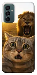 Чохол Demsky Shocked cat and lion для Samsung Galaxy M23 5G