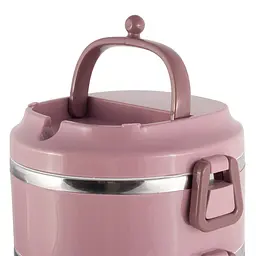 Ланч-бокс Kamille KM-2137RZ 2400 мл рожевий - мініатюра 8