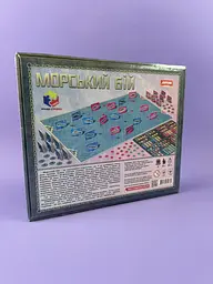 Настільна гра "Морський бій", стратегія для 2 гравців, з кораблями, мінами та маркерами поранень, у коробці 0789ATS - мініатюра 2