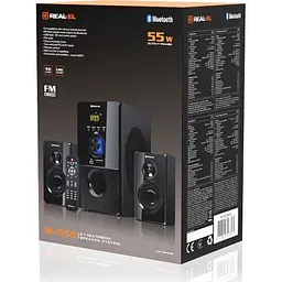 Акустична система REAL-EL M-555 Black (EL121300013) - мініатюра 7