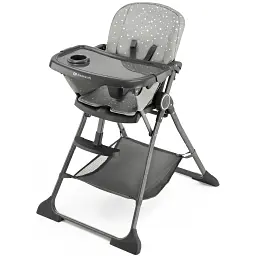 Стільчик для годування Kinderkraft Foldee Spotty Grey (KHFOLD00GRY000N)